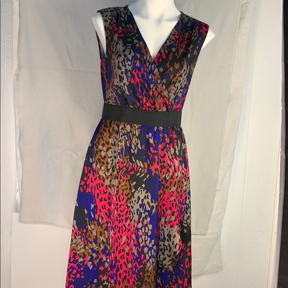 Dress with asymmetrical hemline